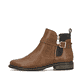 Chelsea Boots Rieker marron pour femmes Z4959-22 en cuir lisse. Côté extérieur de la chaussure.