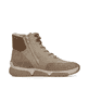 Beige Rieker Damen Schnürstiefel 45956-64 mit wasserabweisender TEX-Membran. Schuh Innenseite.