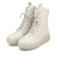 Braunbeige Rieker Damen Stiefeletten Y2594-20 mit Reißverschluss sowie Blockabsatz. Schuh Innenseite