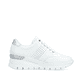 Weiße Rieker Damen Sneaker Low N8321-80 mit Reißverschluss sowie Komfortweite G. Schuh Innenseite.