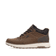 Dunkelbraun-schwarze Rieker Herren Sneaker High B5501-22 aus Rauleder. Schuh Außenseite.