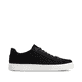 Schwarze Rieker Herren Sneaker Low U0701-00 aus Rauleder mit einer Schnürung. Schuh Innenseite.