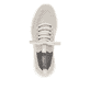 Beige waschbare Rieker Herren Slipper U1103-62 mit einem Gummizug. Schuh von oben.