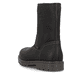 
Schwarzbraune Rieker Herren Kurzstiefel 39870-25 mit Reißverschluss sowie Fiber-Grip. Schuh von hinten