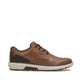 Kastanienbraune Rieker Herren Schnürschuhe B3301-22 mit einer leichten Profilsohle. Schuh Innenseite