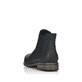 
Tiefschwarze Rieker Damen Chelsea Boots Z4994-00 mit einer schockabsorbierenden Sohle. Schuh von hinten