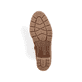 Karamellbraune Rieker Damen Schnürstiefel 77521-22 mit einem Reißverschluss. Schuh Laufsohle.