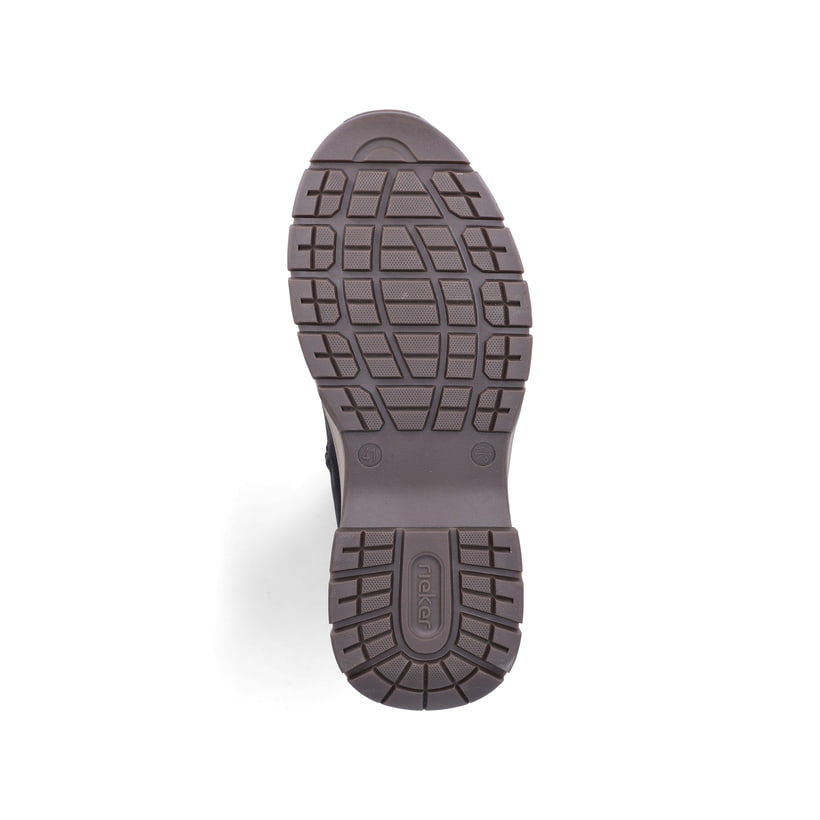 Schwarze Rieker Herren Schnürstiefel 30212-00 mit wasserabweisender TEX-Membran. Schuh Laufsohle.