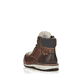 
Kastanienbraune Rieker Herren Schnürstiefel 38434-26 mit einer robusten Profilsohle. Schuh von hinten