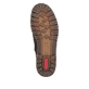 Bottes à lacets Rieker noires pour femmes 79522-00 avec auffälligem Logo. Semelle extérieure de la chaussure.