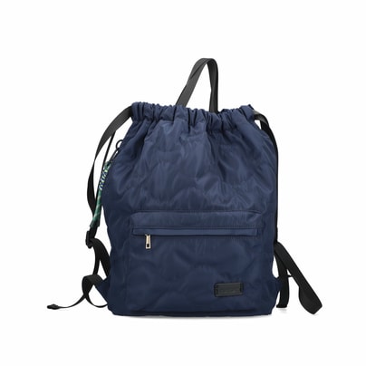 Rieker Damen Handtasche H1108-14 in Marineblau aus Kunstleder mit Reißverschluss. Handtasche getragen.