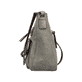 Sac Ã  main Rieker H1340-54 en vert avec sangle décorative tressée, fermeture éclair et poche pour téléphone portable. Porté.