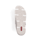 Beige Rieker Ballerinas 42455-60 mit einem Klettverschluss sowie Extraweite H. Schuh Laufsohle.