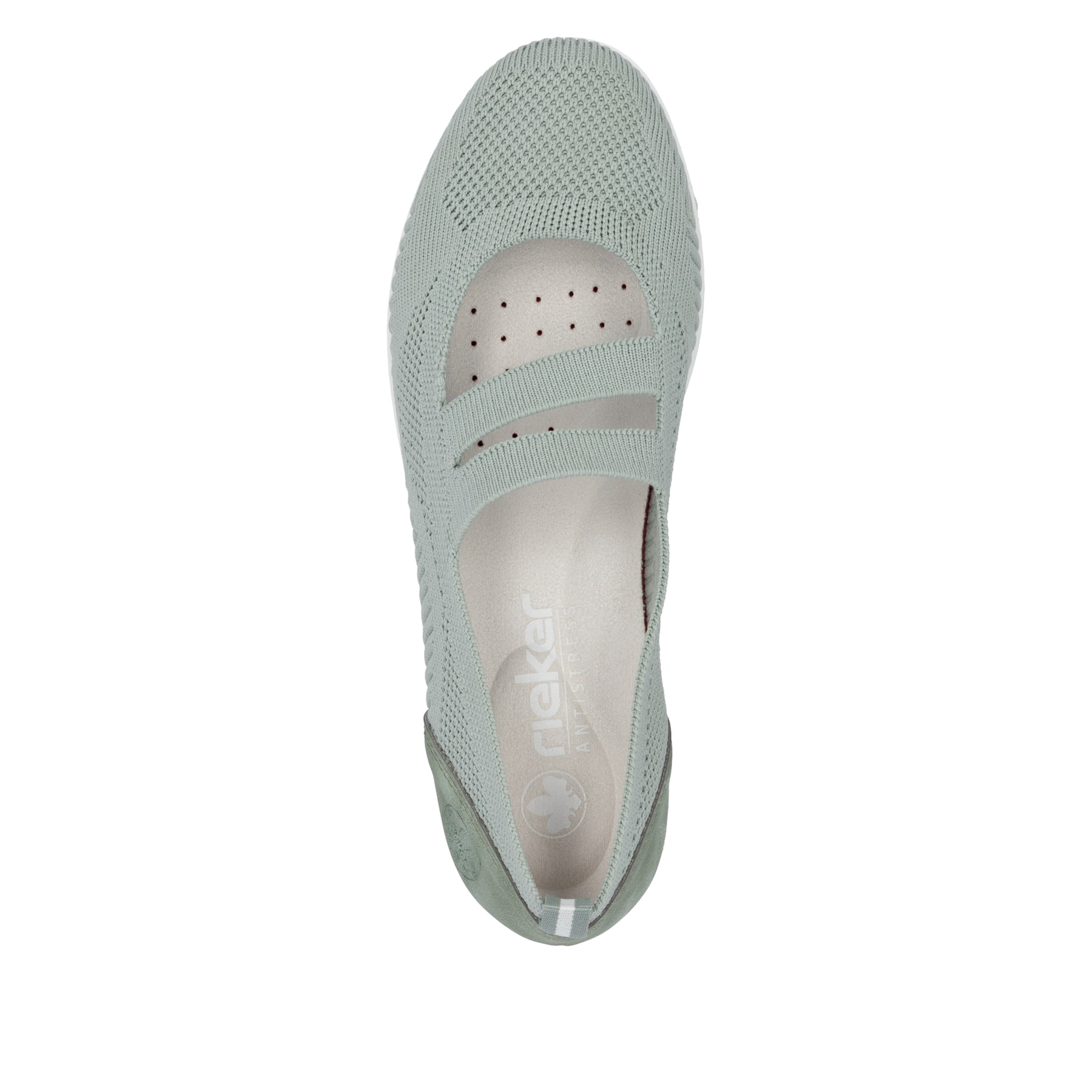 Rieker Dames L3065 Ballerina, blauw, 38 EU, blauw, 38 EU