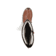 Braune Rieker Damen Hochschaftstiefel Z5092-24 mit wasserabweisender TEX-Membran. Schuh von oben.