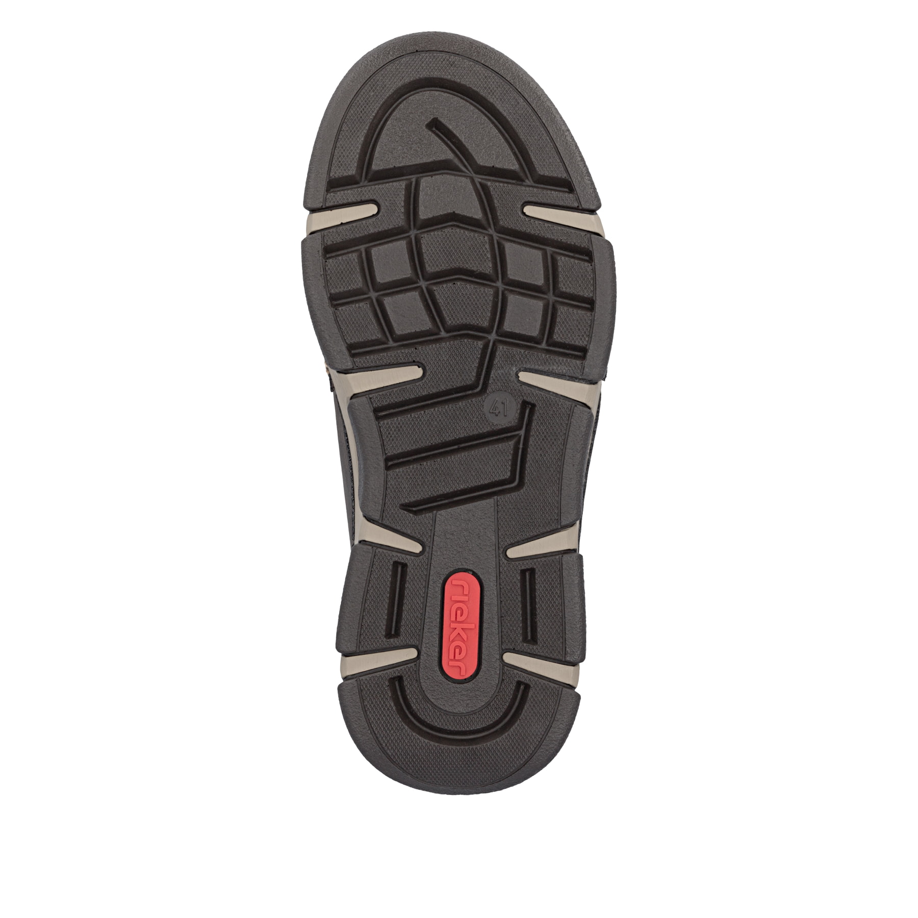 Dunkelbraune Rieker Herren Slipper 15950-25 mit Gummizug sowie der Extraweite H. Schuh Laufsohle.