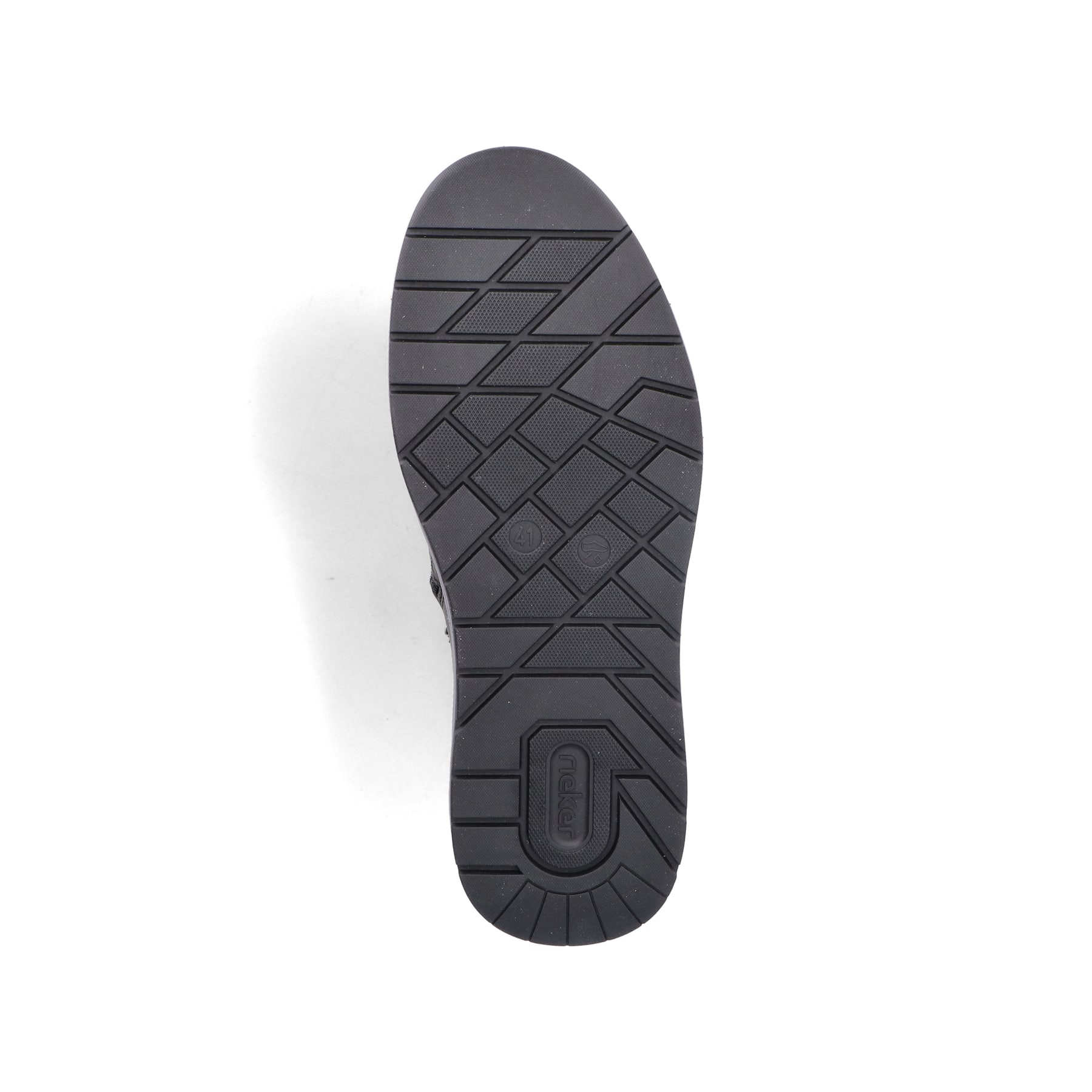 Graue Rieker Herren Schnürstiefel 36020-45 mit wasserabweisender TEX-Membran. Schuh Laufsohle.