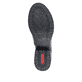 Dunkelbraune Rieker Damen Hochschaftstiefel Z9591-29 aus Glattleder. Schuh Laufsohle.