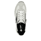 Weiße Rieker Damen Schnürschuhe N1210-80 mit Reißverschluss sowie Extraweite H. Schuh von oben.