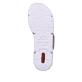 Grüne Rieker Damen Riemchensandalen V2350-52 mit einem Klettverschluss. Schuh Laufsohle.