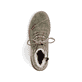 
Laubgrüne Rieker Damen Schnürstiefel Y8441-54 mit Schnürung und Reißverschluss. Schuh von oben