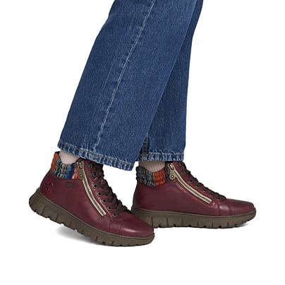 Rieker Femme Bottes à lacets