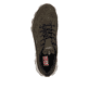 Grüne Rieker Herren Schnürschuhe 35503-54 mit wasserabweisender TEX-Membran. Schuh von oben.
