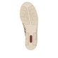 Beige Rieker Damen Loafer 53751-20 mit einem Gummizug sowie schmaler Passform E. Schuh Laufsohle.