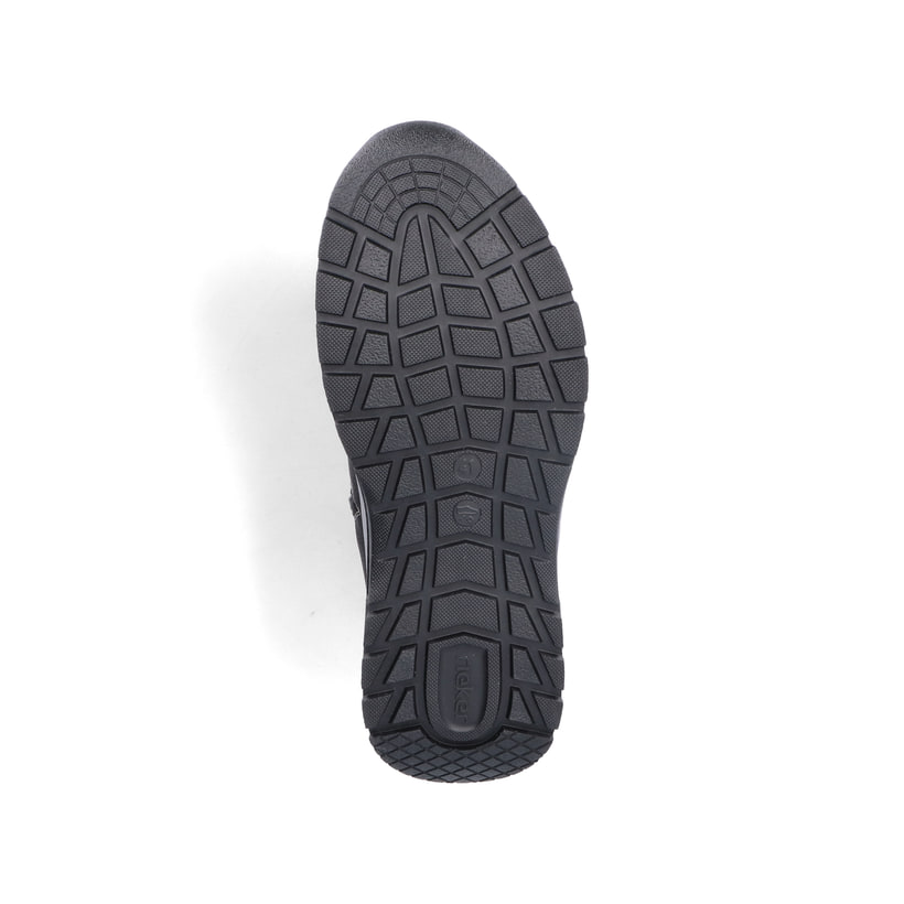 Schwarze Rieker Herren Schnürstiefel 11030-00 mit wasserabweisender TEX-Membran. Schuh Laufsohle.