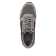 Graue Rieker Herren Sneaker Low B0505-42 mit Reißverschluss sowie Extraweite I. Schuh von oben.