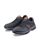 
Blaue Rieker Herren Schnürschuhe 11211-14 mit Schnürung sowie einer leichten Sohle. Schuhpaar schräg.