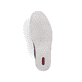 Blaue Rieker Herren Slipper B5264-14 mit Elastikeinsatz sowie verwaschenem Look. Schuh Laufsohle.