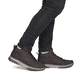 Schwarz-dunkelbraune Rieker Herren Sneaker High B9303-25 aus Rauleder. Schuh am Fuß.