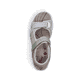 Mehrfarbige Rieker Damen Trekkingsandalen 68866-94 mit einem Klettverschluss. Schuh von oben.