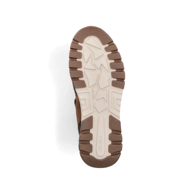 Braune Rieker Herren Schnürstiefel B9340-24 mit wasserabweisender TEX-Membran. Schuh Laufsohle.