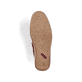 Braune Rieker Herren Slipper 08838-24 mit einem Klettverschluss sowie Ziernähten. Schuh Laufsohle.