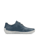 Blaue Rieker Damen Schnürschuhe 52528-14 mit einer extra weichen Decksohle. Schuh Innenseite.
