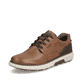 Kastanienbraune Rieker Herren Schnürschuhe B3301-22 mit einer leichten Profilsohle. Schuh Innenseite