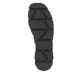Schwarze Rieker Damen Pantoletten W1551-00 mit flexibler Sohle. Schuh Laufsohle.