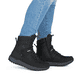 Schwarze Rieker Herren Schnürstiefel U0171-00 mit wasserabweisender TEX-Membran. Schuh am Fuß.