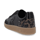 Baskets basses Rieker noires pour femme W2200-03 avec lacets. Chaussure vue de dessus.