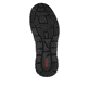 Schwarze Rieker Herren Sneaker Low B4878-00 mit einem Gummizug. Schuh Laufsohle.