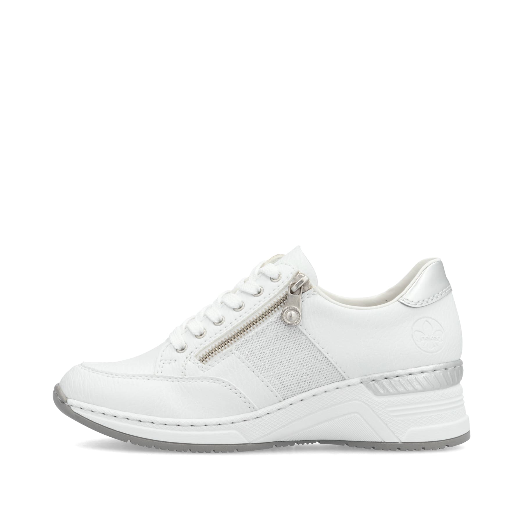 Rieker veterschoenen voor dames 58902, grootte:40, kleur:Ivoor