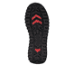 Schwarze Rieker Herren Schnürstiefel U1572-00 mit griffiger Fiber-Grip Sohle. Schuh Laufsohle.