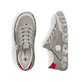 Mocassins Rieker verts pour femme L0355-52. Chaussure vue de dessus, couchée.