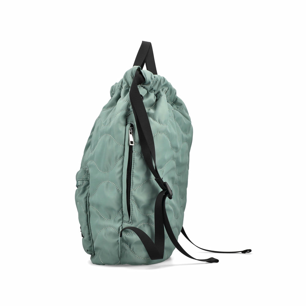 Rieker Damen Handtasche H1108-14 in Marineblau aus Kunstleder mit Reißverschluss. Handtasche getragen.