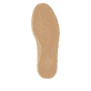 Baskets basses Rieker bleues pour homme U2200-12 avec lacets. Semelle extérieure de la chaussure.