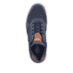 
Marineblaue Rieker Herren Sneaker Low 37029-14 mit einer robusten Profilsohle. Schuh von oben