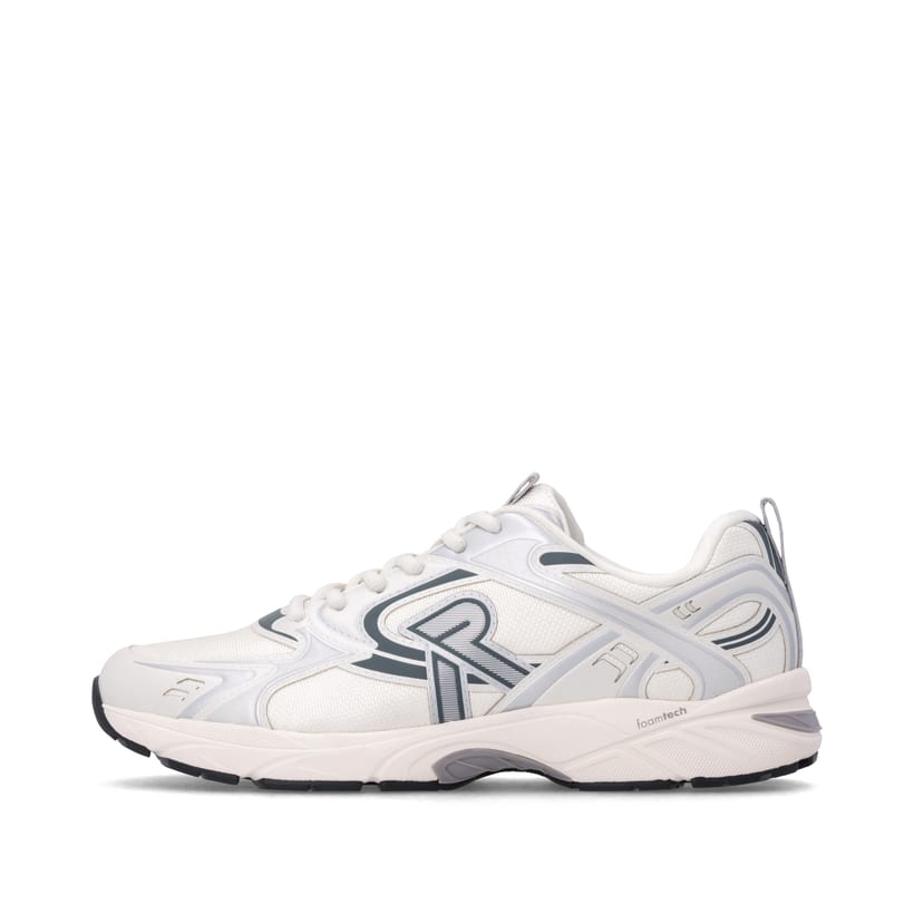 Beige Rieker Sport Herren Sneaker Low U4202-60. Schuh Außenseite.