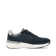 Blaue Rieker Herren Sneaker Low U1401-14 mit einer Schnürung. Schuh Innenseite.